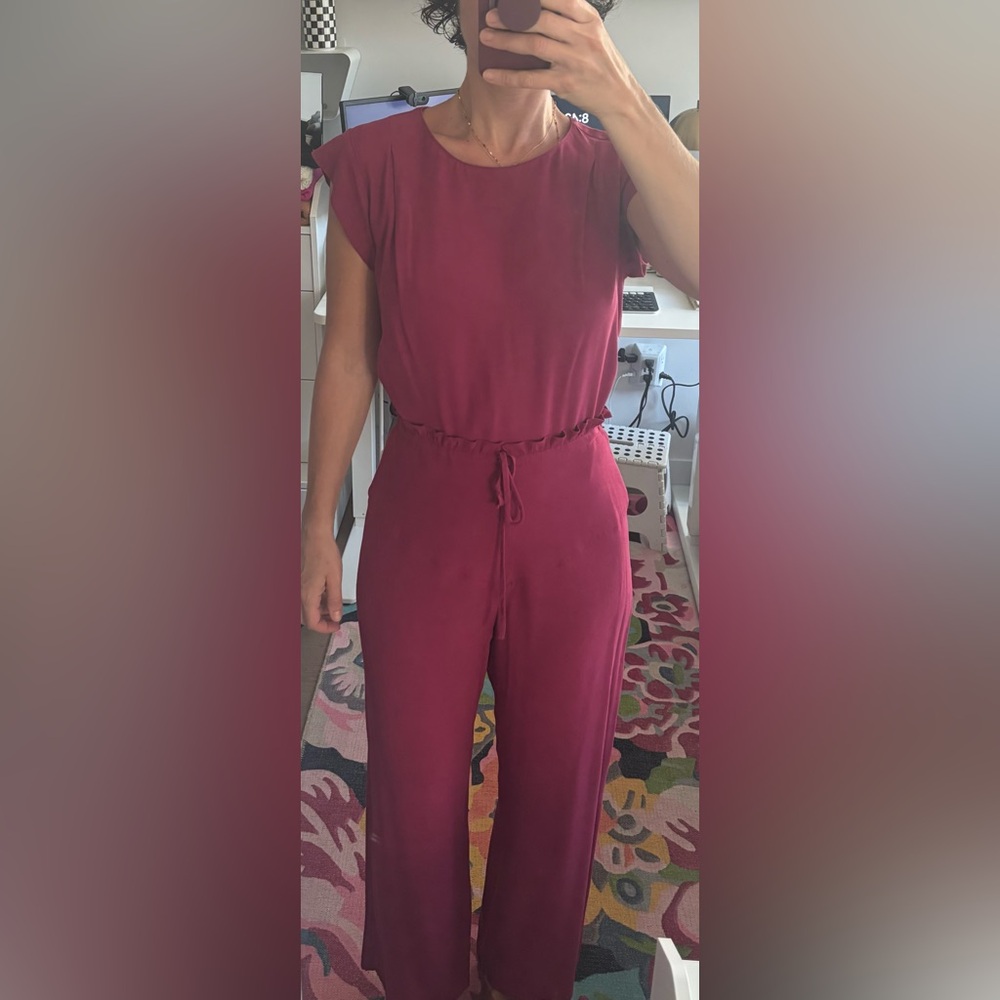 Elegant Dark Pink top + pants